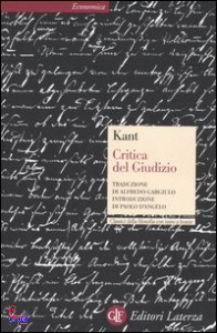 KANT IMMANUEL, Critica del giudizio