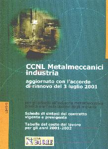 ABALDO G. (CUR), Copntratto di lavoro CCNL METALMECCANICI INDUSTRIA