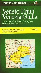 , Veneto, Friuli Venezia Giulia. Carta stradale