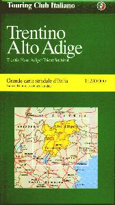 , Trentino Alto Adige. Carta stradale
