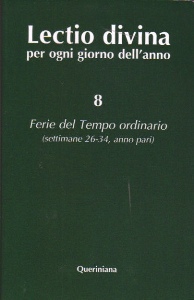 CABRA PIER GIORDANO, Lectio divina 8 Ferie del Tempo ordinario 26-34 p.