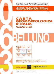 FOGLIO 63, CARTA geomorfologica 1:50.000 BELLUNO