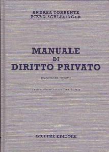 TORRENTE-SCHLESINGER, Manuale di diritto privato