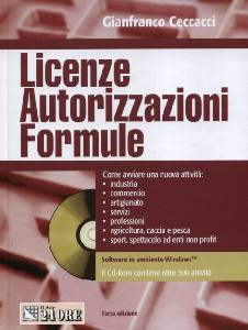 CECCACCI GIANFRANCO, Licenze autorizzazioni formule