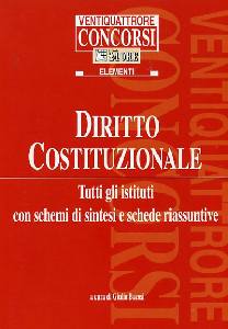 BACOSI GIULIO, Diritto costituzionale. Elementi