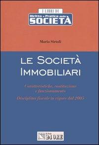 SIRTOLI MARIO, Le societ immobiliari