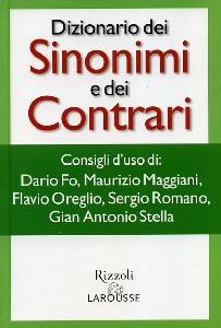 AA.VV., Dizionario sinonimi e contrari ed. cartonata