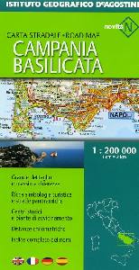 , Campania e basilicata 1:200.000  Carta stradale
