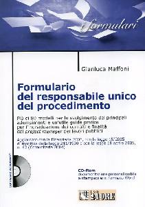 MAFFONI GIANLUCA, Formulario del responsabile unico del procedimento