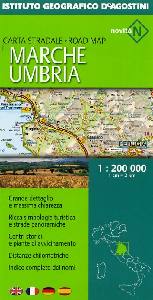 , Marche-Umbria 1:200.000  Carta stradale