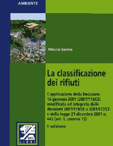 SANNA MAURO, La classificazione dei rifiuti