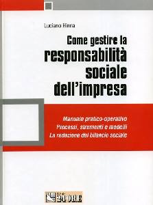 HINNA LUCIANO, Come gestire la responsabilit sociale dell