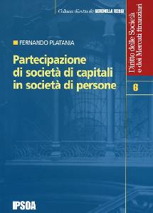 PLATANIA FERNANDO, Partecipazione societ di capitali in Soc. Persone