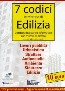 LOMBARDO SALVAT, 7 codici in materia edilizia cd-rom