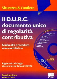 VERDESCA - CARRA, D.U.R.C. Documento unico regolarit contributiva