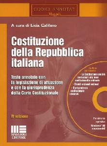 CALIFANO, Costitizione della repubblica italiana