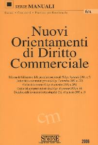 AA.VV., Nuovi orientamenti di diritto commerciale