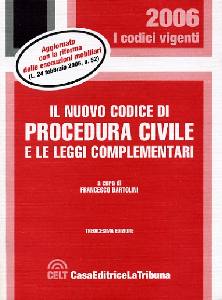 BARTOLINI F. /ED., Nuovo codice di procedura civile leggi compl.