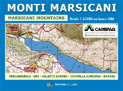 , Monti Marsicani. Carta 1:25.000