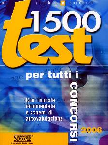 VARI, 1500 TEST per tutti i concorsi