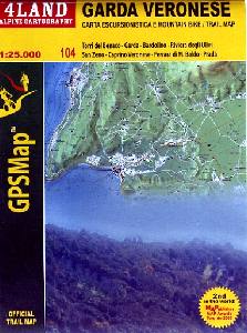 AA.VV., Garda veronese. Carta 1:25.000 - GPS Map