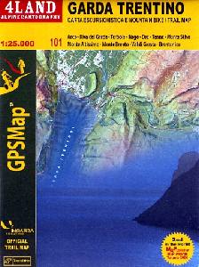 4LAND ALPINE, Garda trentino. Carta 1:25.000 GPS Map