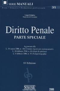 DELPINO L. / CUR., Diritto penale parte speciale