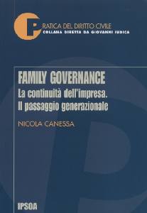CANESSA NICOLA, Family governance