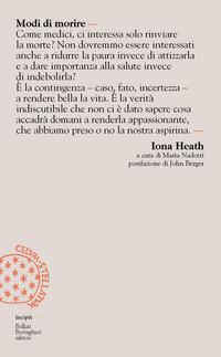 HEATH IONA, Modi di morire