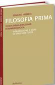 HUSSERL EDMUND, Filosofia prima