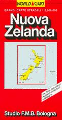 WORLD CART, Nuova Zelanda. Carta stradale 1:2.000.000