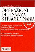 CRISTOFORI GIANLUCA, Operazioni di finanza straordinaria