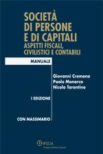 AA.VV., Societ di persone e di capitali - Manuale -