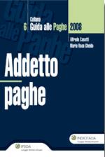 CASOTTI - GHEIDO, Addetto paghe