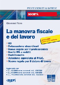 FIORE GIOVANNI, La manovra fiscale e del lavoro