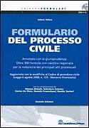 TAFURO VALERIA, Formulario del processo civile