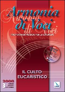 AA.VV., Armonia di Voci. il culto eucaristico libro + CD
