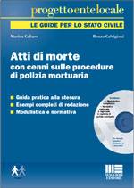 CALIARO-CALVIGIONI, Atti di morte e procedure di polizia mortuaria