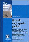 DE NICTOLIS ROSANNA, Manuale degli appalti pubblici