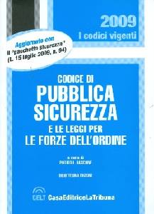 IASCONE POTITO /ED, Codice di Pubblica Sicurezza e leggi Forze Ordine