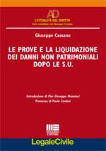 CASSANO GIUSEPPPE, Prove e la liquidazione dei danni non patrimoniali