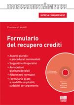 LANDOLFI FRANCESCO, Formulario del recupero crediti