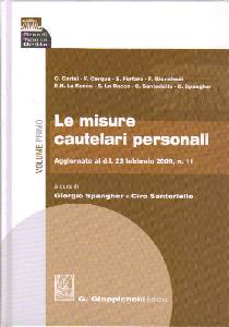 AA.VV., Le misure cautelari personali