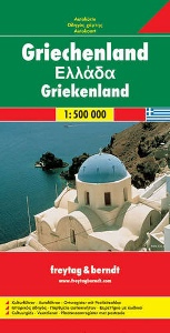 FRYTAGH & BERNDT, Grecia. carta stradale 1:500.000