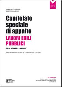 LOMBARDO SALVATORE, Capitolato lavori edili pubblici