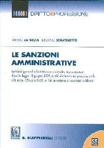 DE GIOIA - SCAVONETT, Le sanzioni amministrative