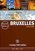 TOURING CLUB, Bruxelles Cartoville Carta e guida