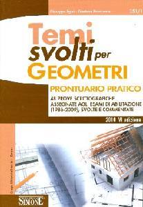 EGIZI-PALAZZONE, Temi svolti per geometri