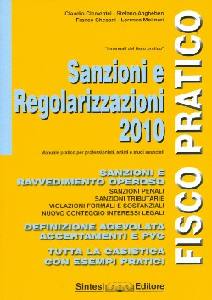 AA.VV., Sanzioni e regolarizzazioni 2010