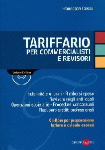 COSSU FRANCESCO, Tariffario per commercialisti e revisori